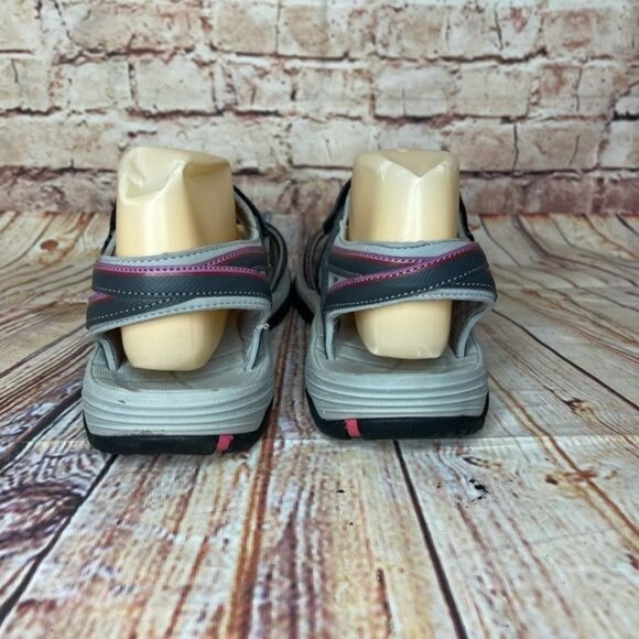 Northside Women's Colette Open Toe Sport Sandal In Gray & Pink Sz 9 - Picture 5 of 9